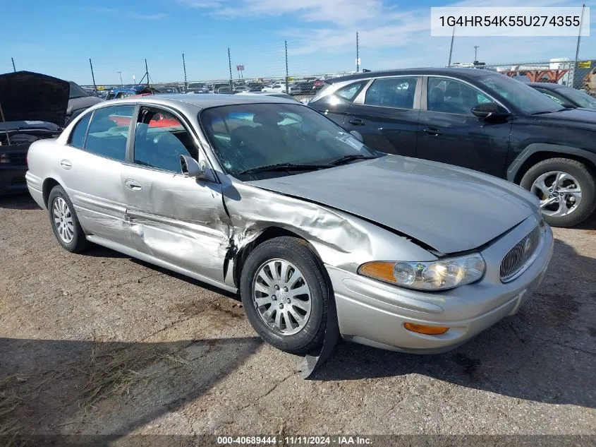 2005 Buick Lesabre VIN: 1G4HR54K55U274355 Lot: 40689444