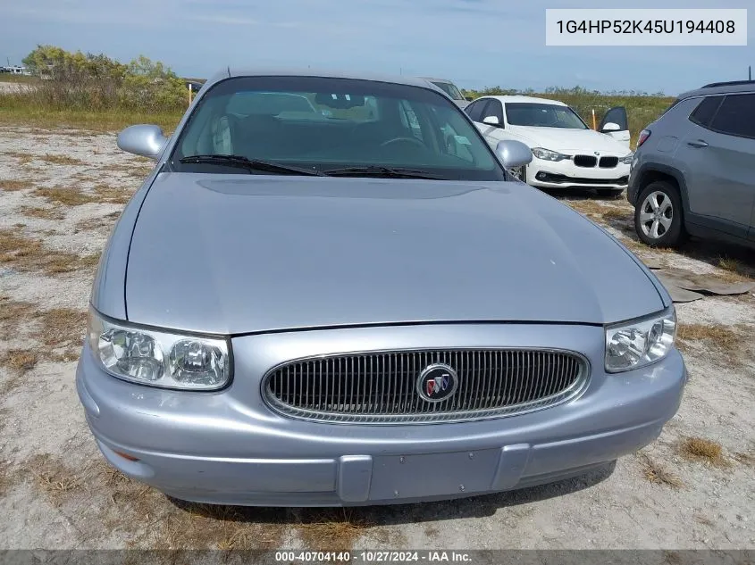 2005 Buick Lesabre Custom VIN: 1G4HP52K45U194408 Lot: 40704140