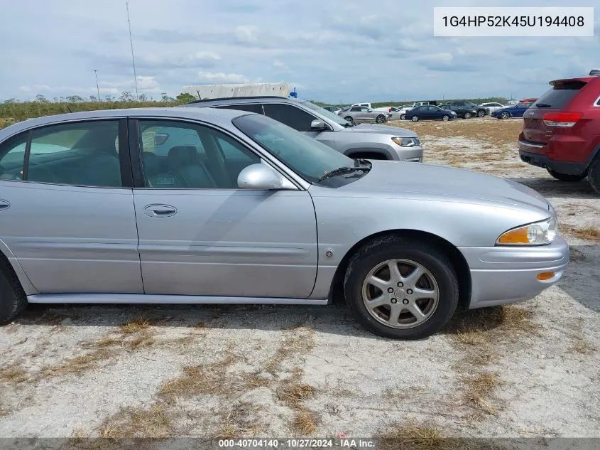 2005 Buick Lesabre Custom VIN: 1G4HP52K45U194408 Lot: 40704140