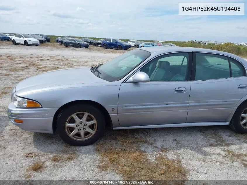 2005 Buick Lesabre Custom VIN: 1G4HP52K45U194408 Lot: 40704140