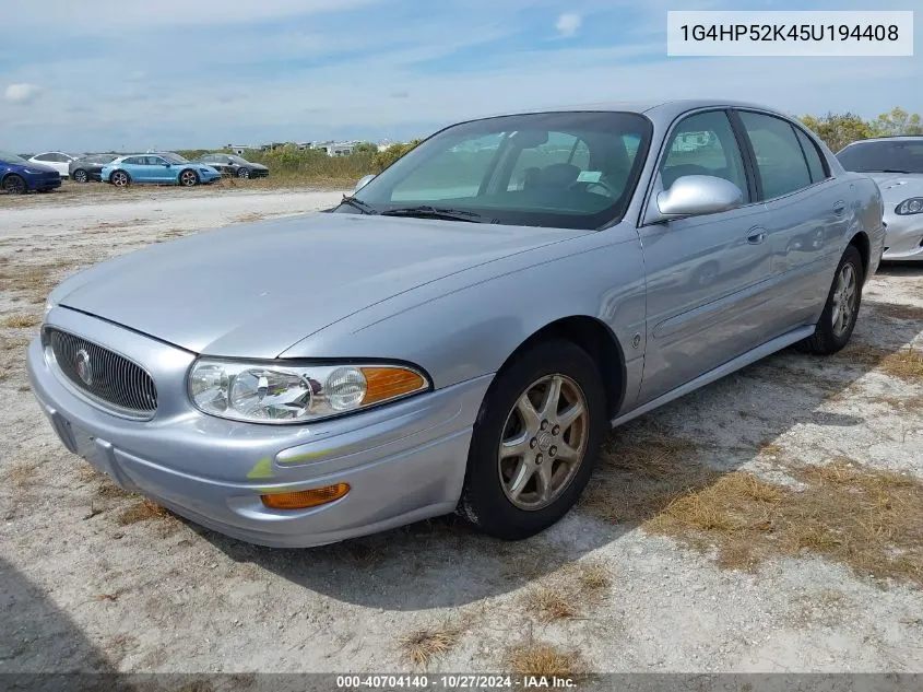 2005 Buick Lesabre Custom VIN: 1G4HP52K45U194408 Lot: 40704140