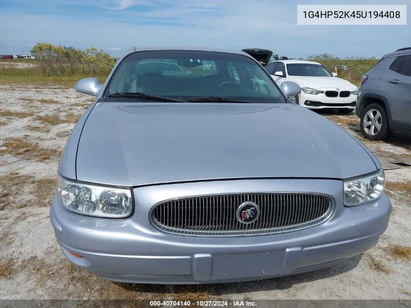 2005 Buick Lesabre Custom VIN: 1G4HP52K45U194408 Lot: 40704140