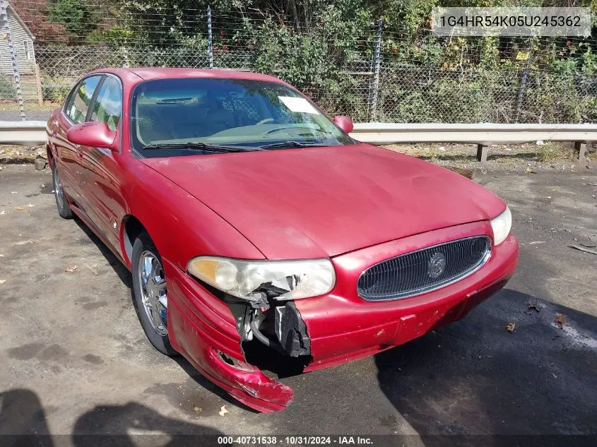 2005 Buick Lesabre Limited VIN: 1G4HR54K05U245362 Lot: 40731538