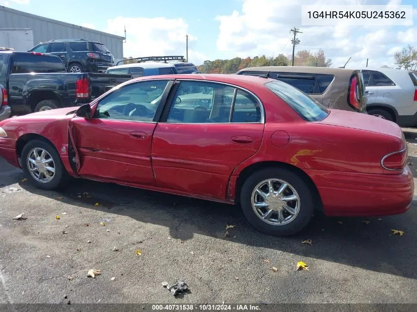 2005 Buick Lesabre Limited VIN: 1G4HR54K05U245362 Lot: 40731538