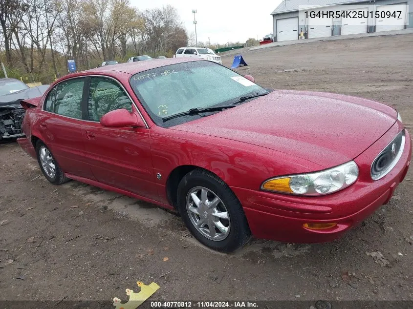 2005 Buick Lesabre Limited VIN: 1G4HR54K25U150947 Lot: 40770812