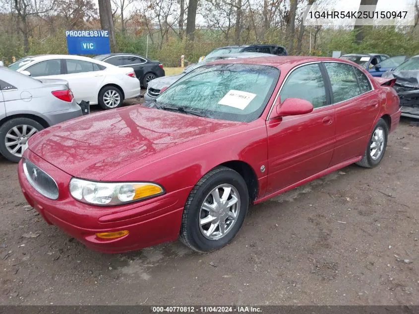 2005 Buick Lesabre Limited VIN: 1G4HR54K25U150947 Lot: 40770812