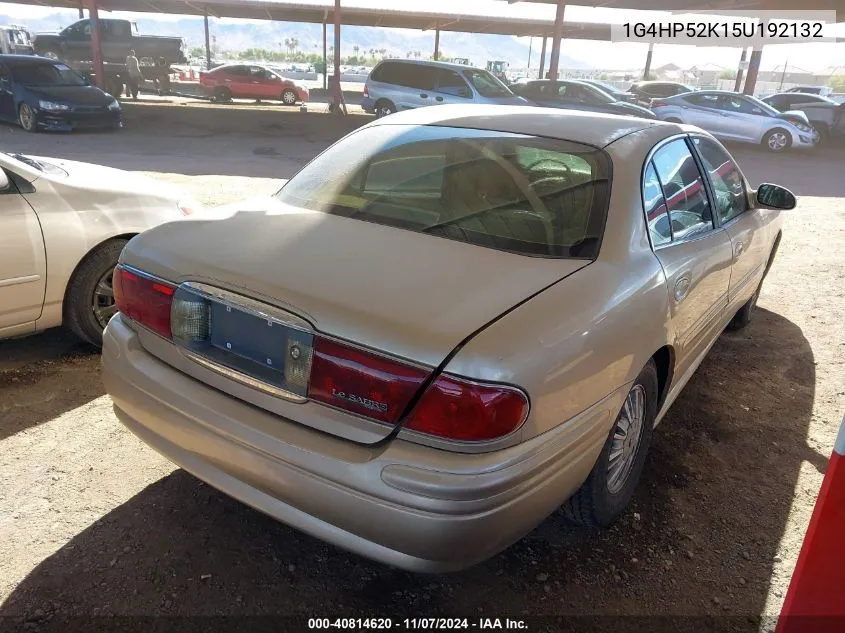 2005 Buick Lesabre Custom VIN: 1G4HP52K15U192132 Lot: 40814620