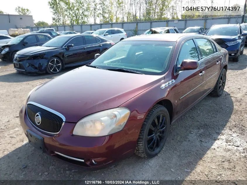 2006 Buick Lucerne Cxs VIN: 1G4HE57Y76U174397 Lot: 12116798