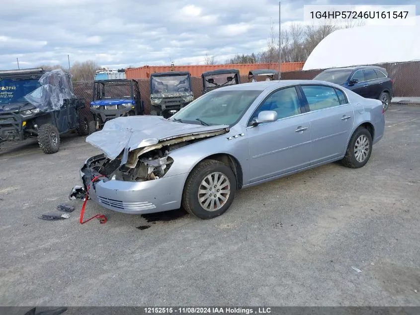 2006 Buick Lucerne VIN: 1G4HP57246U161547 Lot: 12152515