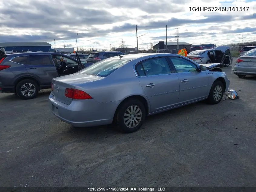 2006 Buick Lucerne VIN: 1G4HP57246U161547 Lot: 12152515