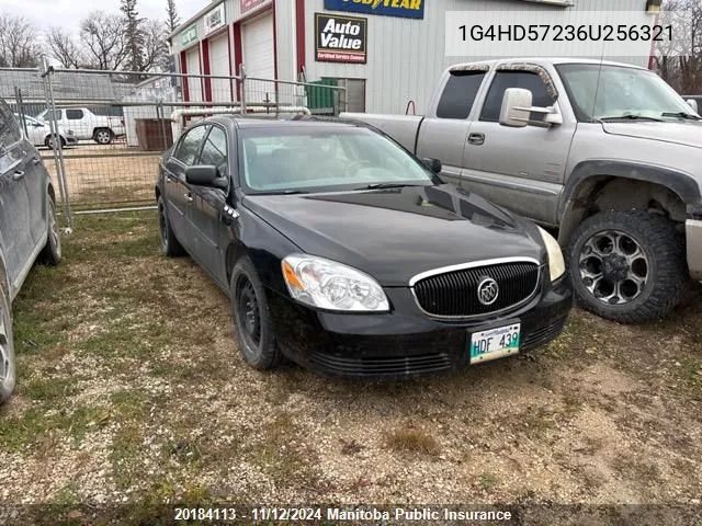 2006 Buick Lucerne Cxl V6 VIN: 1G4HD57236U256321 Lot: 20184113