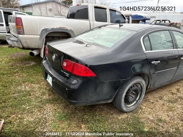 2006 Buick Lucerne Cxl V6 VIN: 1G4HD57236U256321 Lot: 20184113