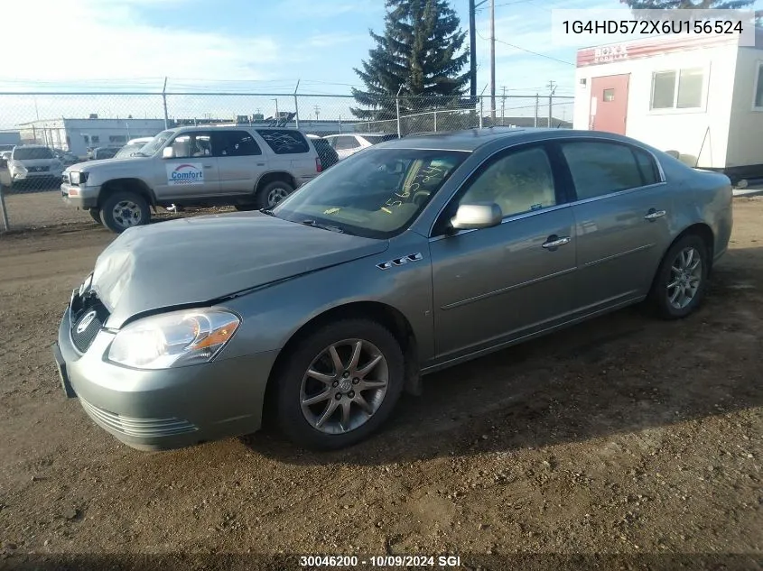 2006 Buick Lucerne Cxl VIN: 1G4HD572X6U156524 Lot: 30046200