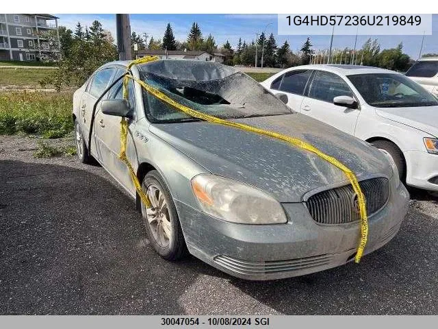 2006 Buick Lucerne Cxl VIN: 1G4HD57236U219849 Lot: 30047054