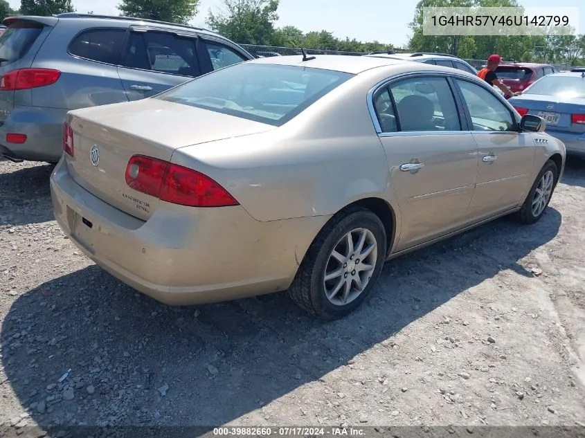 2006 Buick Lucerne Cxl VIN: 1G4HR57Y46U142799 Lot: 39882660