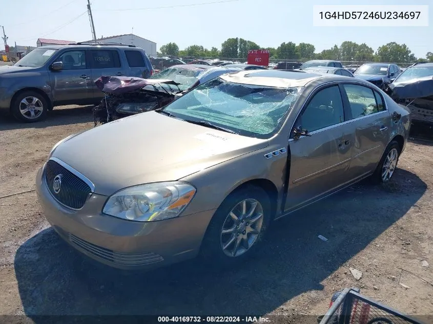 2006 Buick Lucerne Cxl VIN: 1G4HD57246U234697 Lot: 40169732