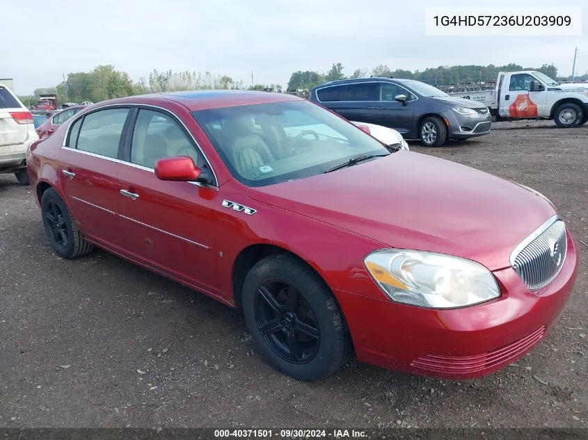 2006 Buick Lucerne Cxl VIN: 1G4HD57236U203909 Lot: 40371501