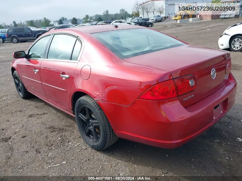 1G4HD57236U203909 2006 Buick Lucerne Cxl