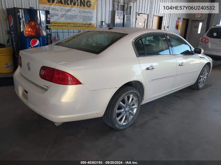 1G4HE57Y06U240532 2006 Buick Lucerne Cxs