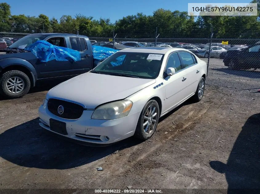 2006 Buick Lucerne Cxs VIN: 1G4HE57Y96U142275 Lot: 40396222