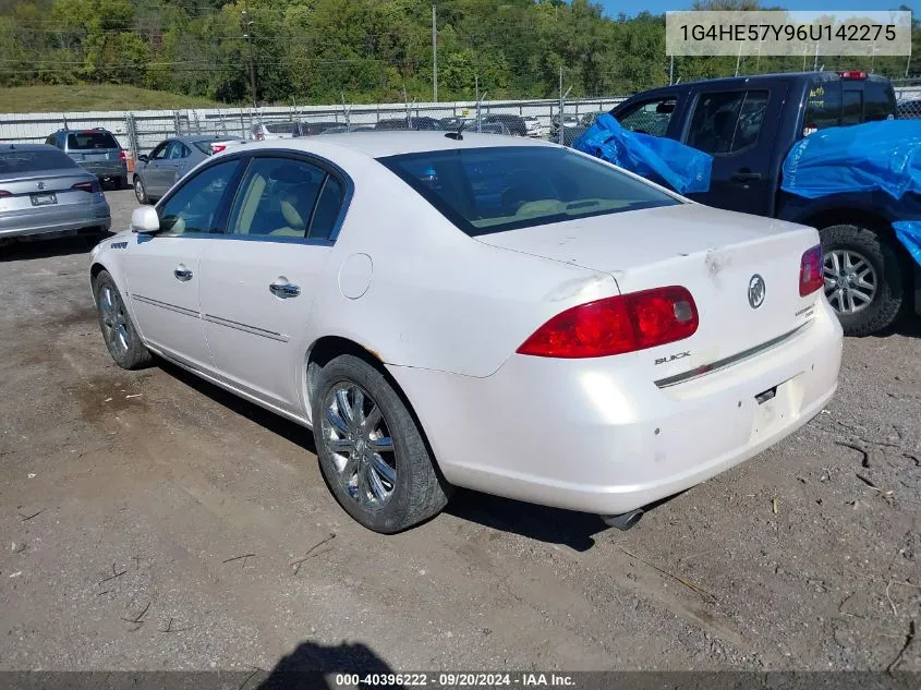 2006 Buick Lucerne Cxs VIN: 1G4HE57Y96U142275 Lot: 40396222