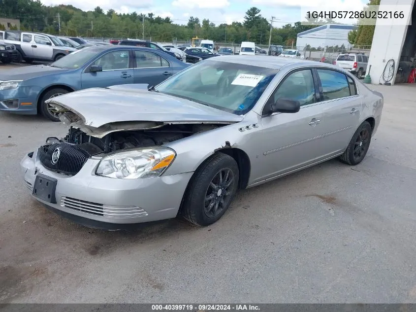 2006 Buick Lucerne Cxl VIN: 1G4HD57286U252166 Lot: 40399719