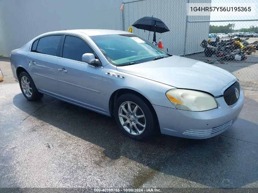 2006 Buick Lucerne Cxl VIN: 1G4HR57Y56U195365 Lot: 40399755