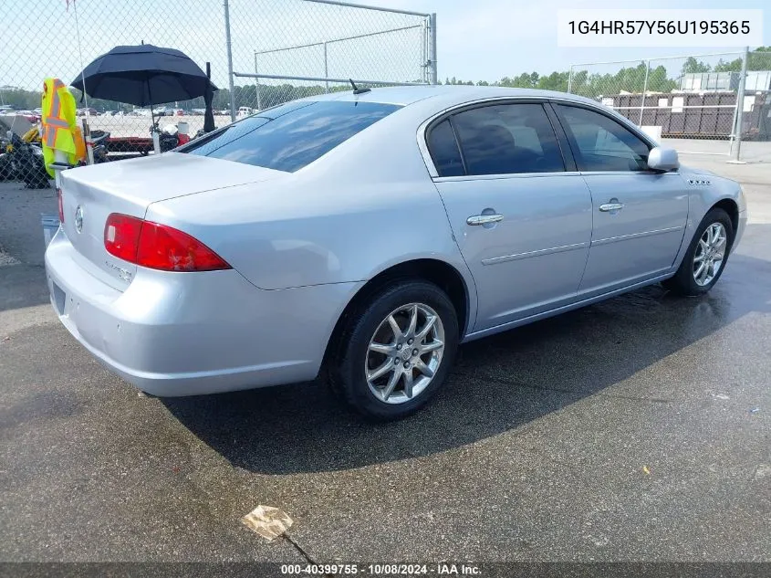 2006 Buick Lucerne Cxl VIN: 1G4HR57Y56U195365 Lot: 40399755