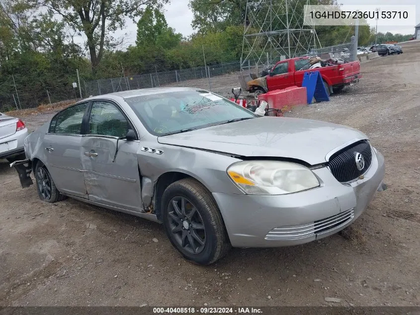 2006 Buick Lucerne Cxl VIN: 1G4HD57236U153710 Lot: 40408518