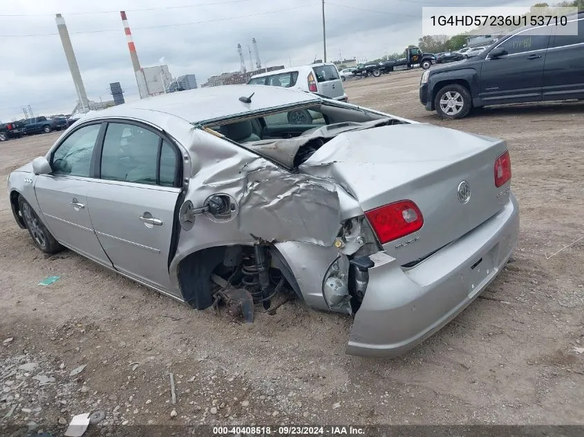 2006 Buick Lucerne Cxl VIN: 1G4HD57236U153710 Lot: 40408518