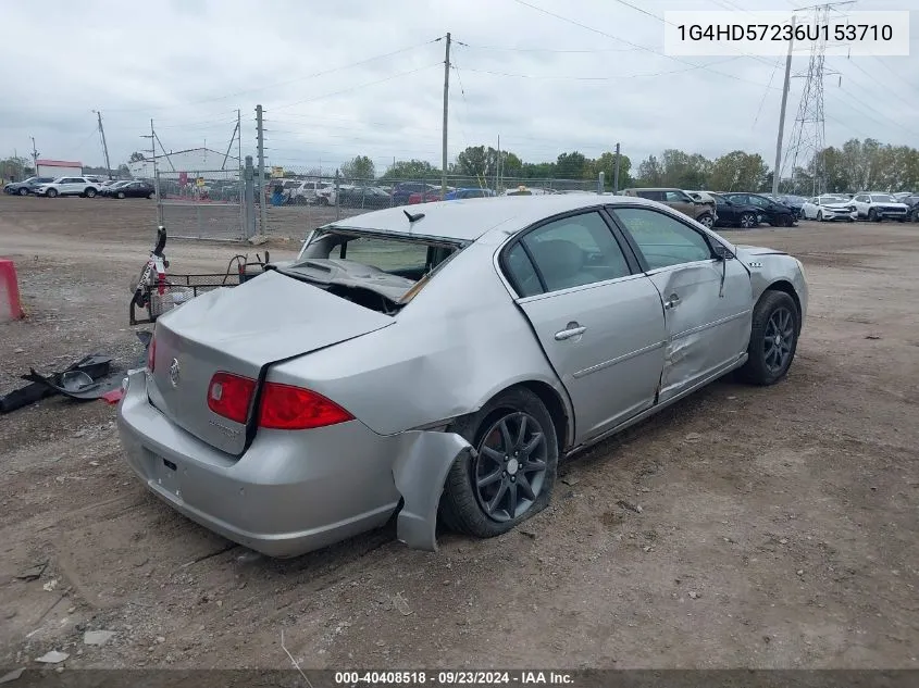 2006 Buick Lucerne Cxl VIN: 1G4HD57236U153710 Lot: 40408518