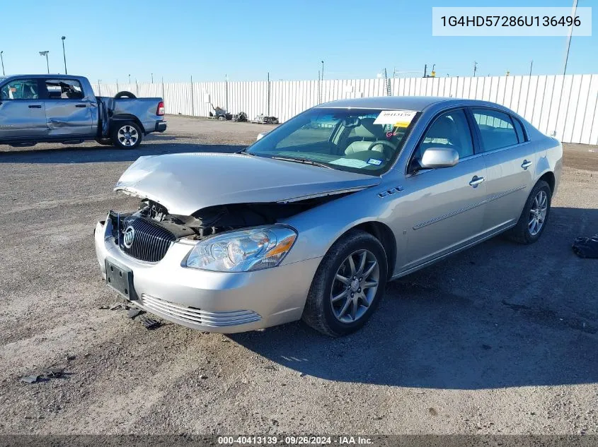 1G4HD57286U136496 2006 Buick Lucerne Cxl