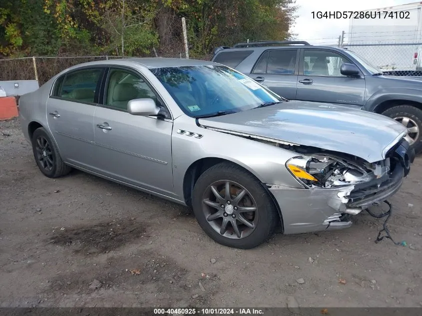 1G4HD57286U174102 2006 Buick Lucerne Cxl