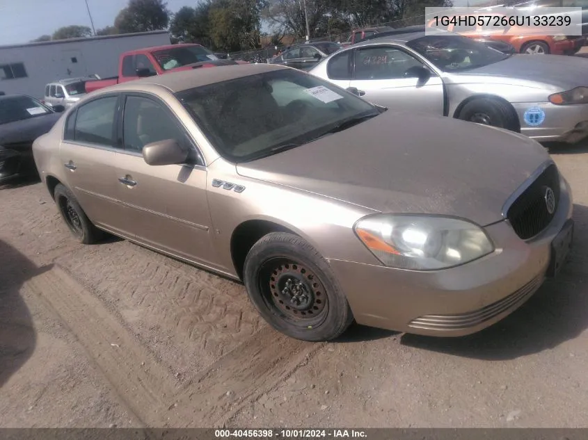 2006 Buick Lucerne Cxl VIN: 1G4HD57266U133239 Lot: 40456398