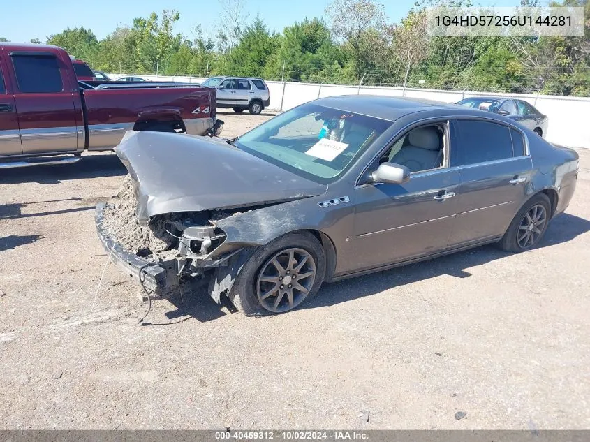 2006 Buick Lucerne Cxl VIN: 1G4HD57256U144281 Lot: 40459312