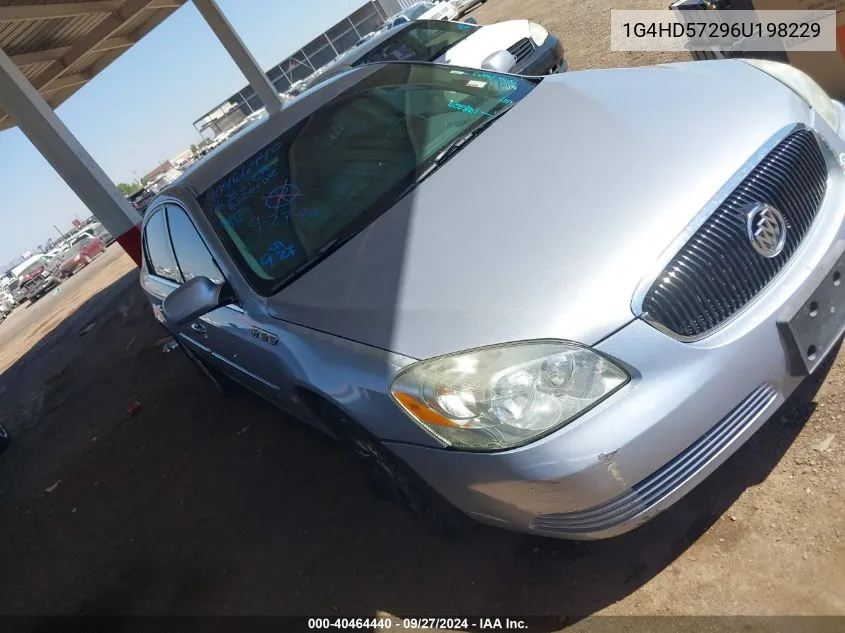 2006 Buick Lucerne Cxl VIN: 1G4HD57296U198229 Lot: 40464440