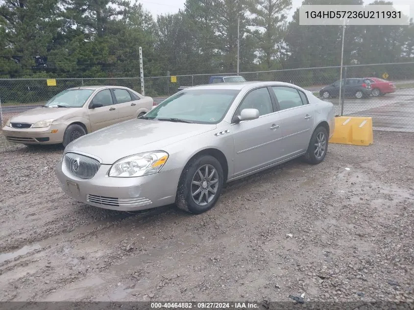 1G4HD57236U211931 2006 Buick Lucerne Cxl