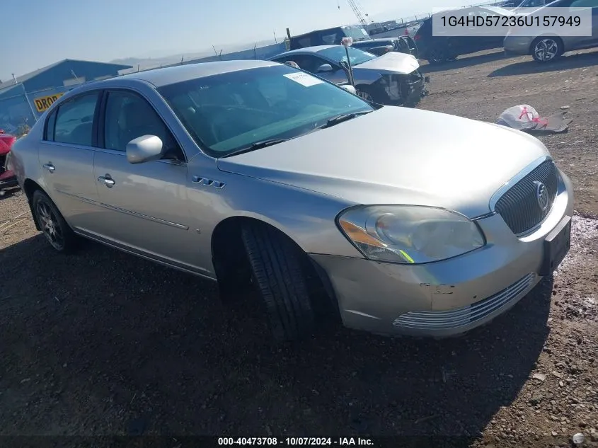 2006 Buick Lucerne Cxl VIN: 1G4HD57236U157949 Lot: 40473708