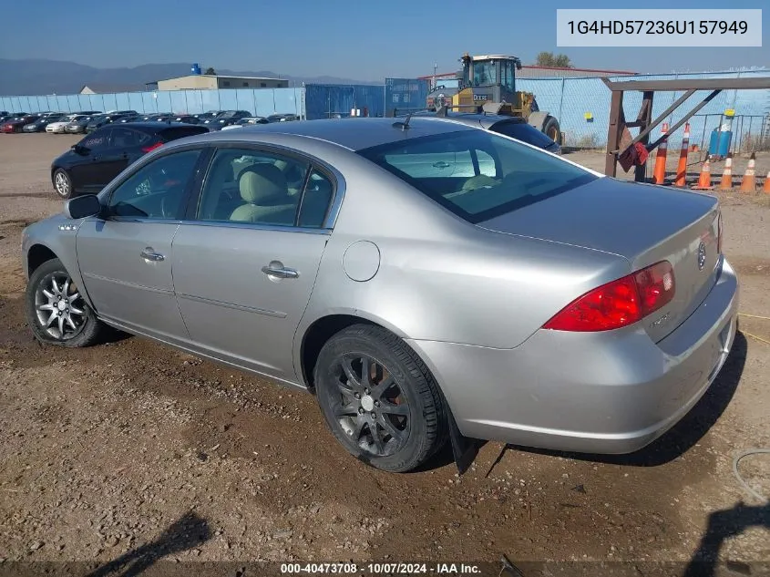 2006 Buick Lucerne Cxl VIN: 1G4HD57236U157949 Lot: 40473708