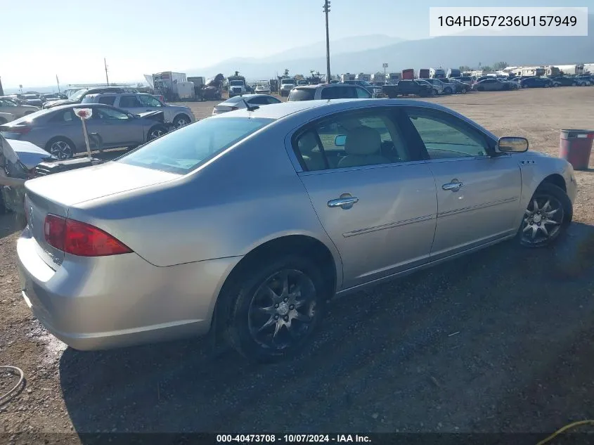 2006 Buick Lucerne Cxl VIN: 1G4HD57236U157949 Lot: 40473708