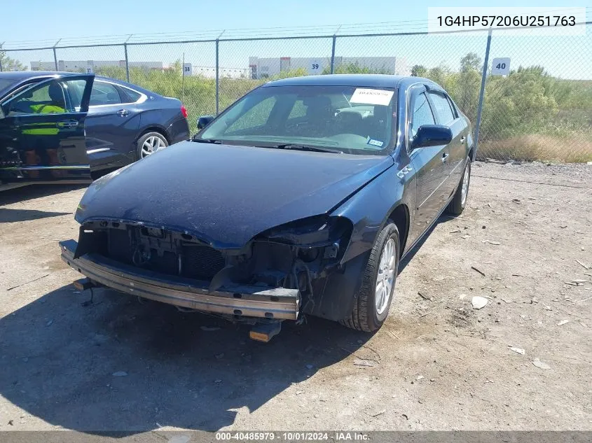 1G4HP57206U251763 2006 Buick Lucerne Cx