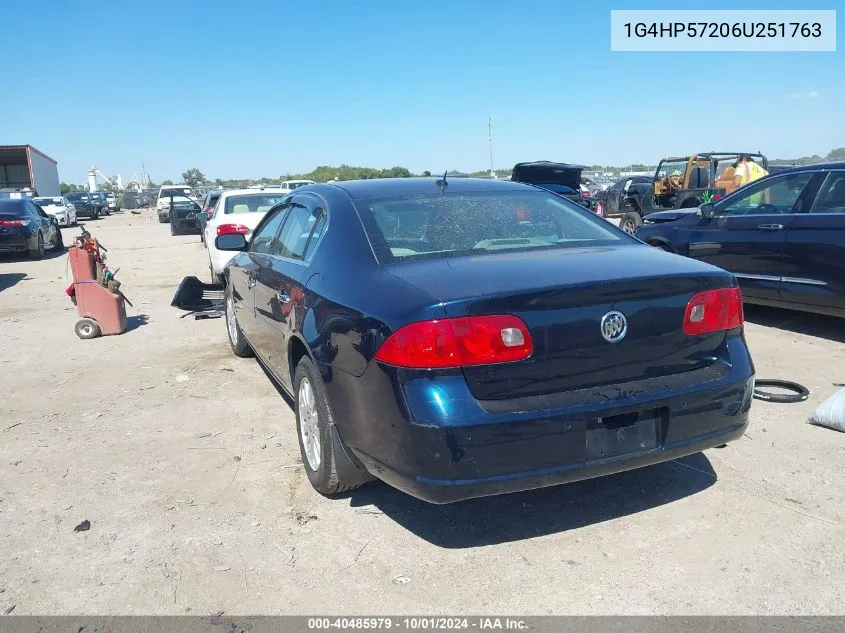 1G4HP57206U251763 2006 Buick Lucerne Cx