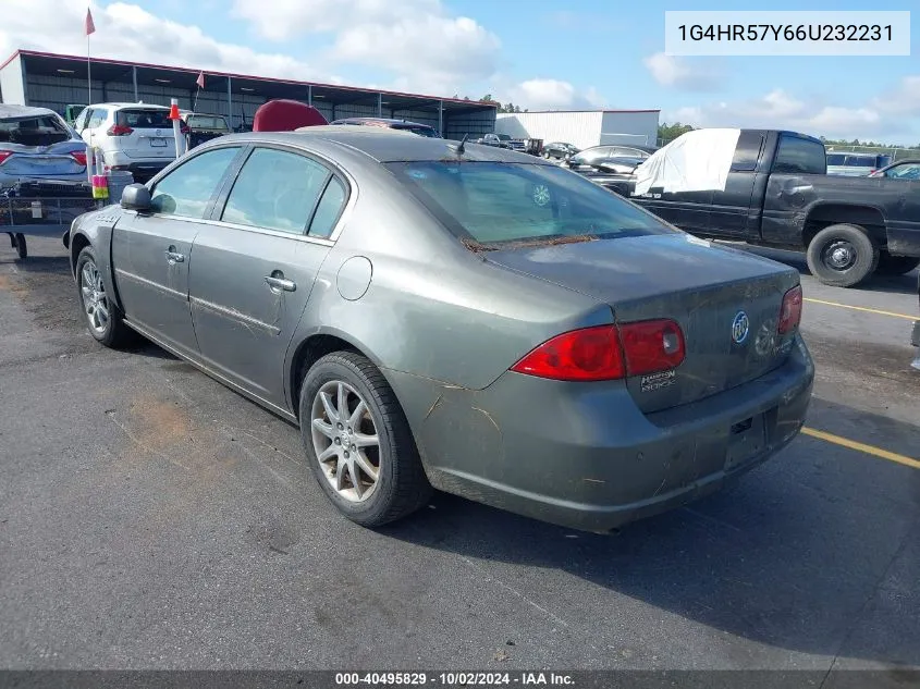 2006 Buick Lucerne Cxl VIN: 1G4HR57Y66U232231 Lot: 40495829