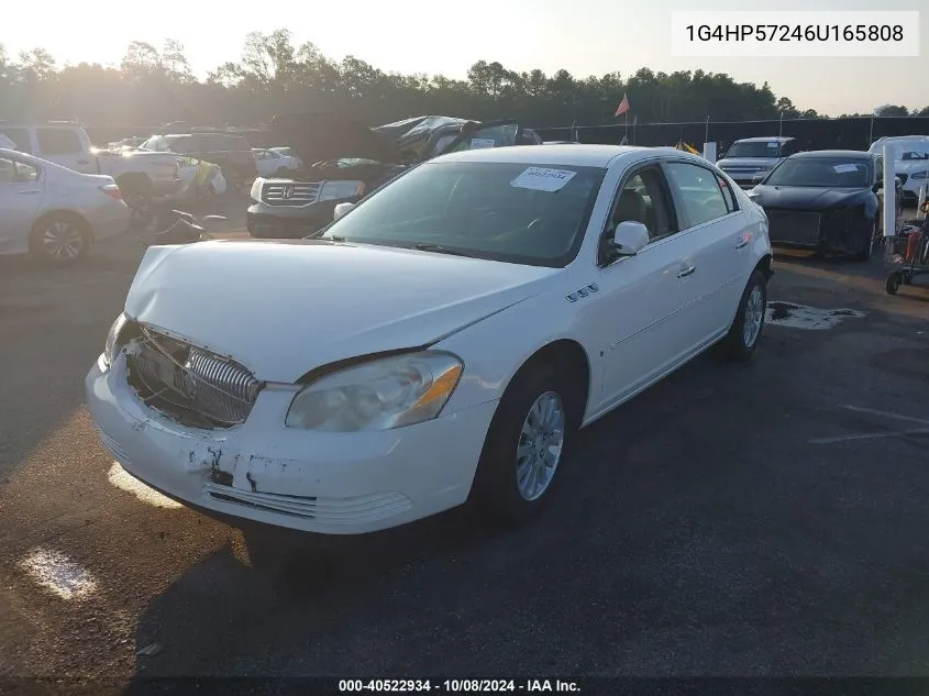 2006 Buick Lucerne Cx VIN: 1G4HP57246U165808 Lot: 40522934