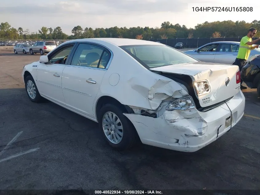 2006 Buick Lucerne Cx VIN: 1G4HP57246U165808 Lot: 40522934