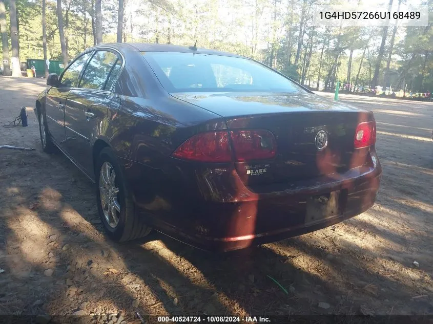 2006 Buick Lucerne Cxl VIN: 1G4HD57266U168489 Lot: 40524724