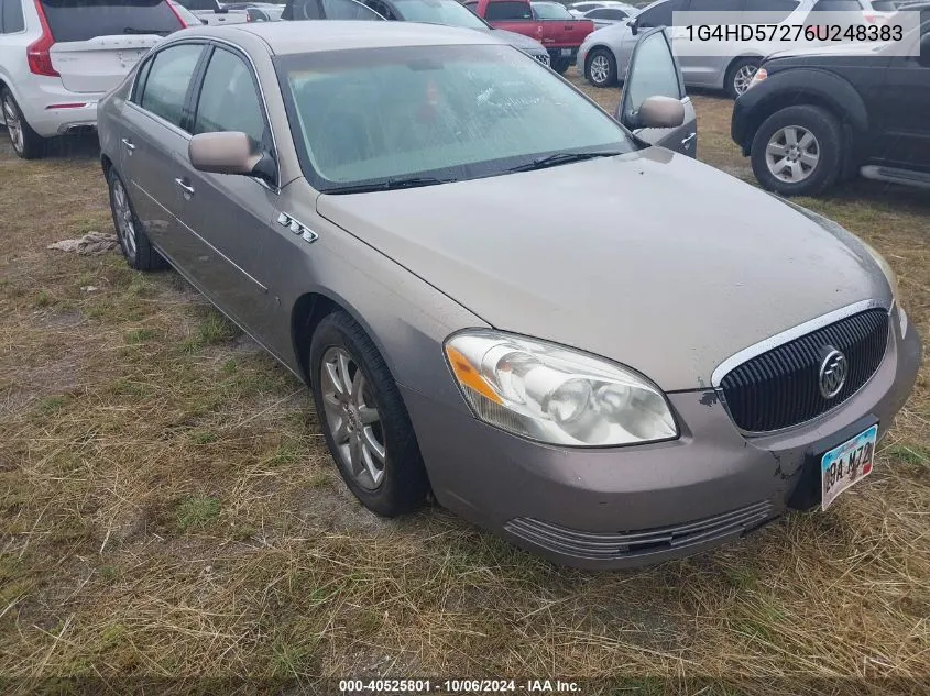 2006 Buick Lucerne Cxl VIN: 1G4HD57276U248383 Lot: 40525801