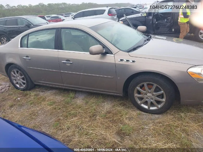 2006 Buick Lucerne Cxl VIN: 1G4HD57276U248383 Lot: 40525801