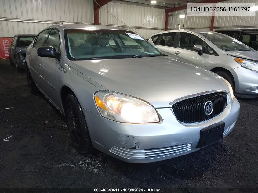 2006 Buick Lucerne Cxl VIN: 1G4HD57256U161792 Lot: 40543611