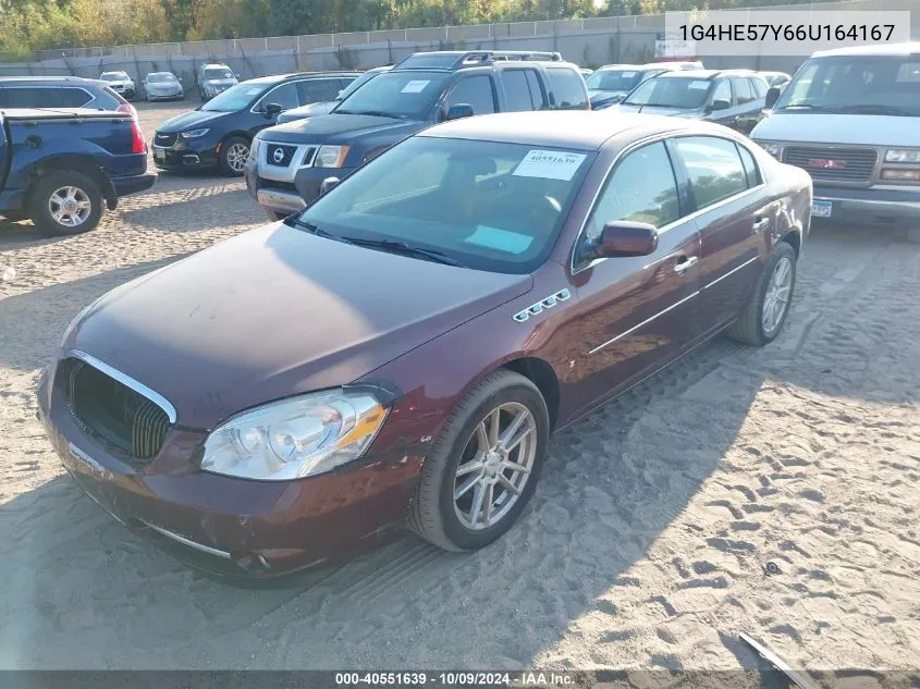 2006 Buick Lucerne Cxs VIN: 1G4HE57Y66U164167 Lot: 40551639